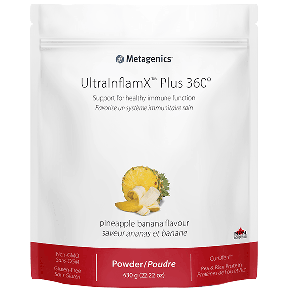 Metagenics UltraInflamX Plus 360 Pineapple Banana 630 G on Sale