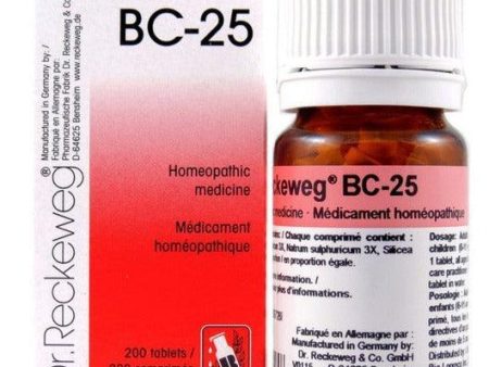 Dr Reckeweg BC25 - 200 Tablets on Sale