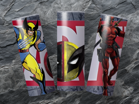 *EXCLUSIVE*Wolverine and Deadpool tumbler Supply