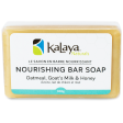 KaLaya Nourishing Bar Soap with Oatmeal Goat s Milk & Honey 100g For Discount