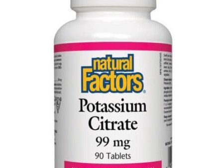 Natural Factors Potassium Citrate 99mg 90 tablets For Cheap