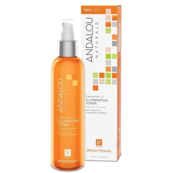 Andalou Naturals Brightening illuminating Toner Clementine + C 178mL Online Sale