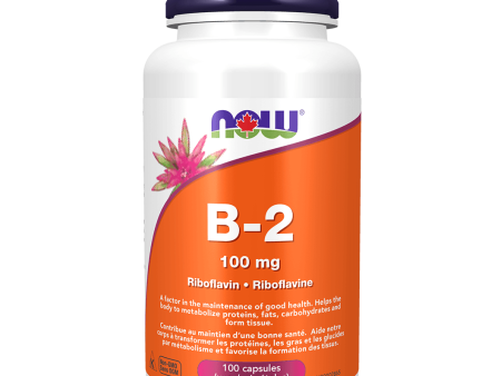 NOW Vitamin B-2 100mg 100 Veggie Caps For Cheap