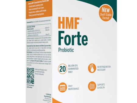 Genestra HMF Forte Probiotic 20 Billion CFU 50 Veggie Caps Shelf-Stable Format Hot on Sale