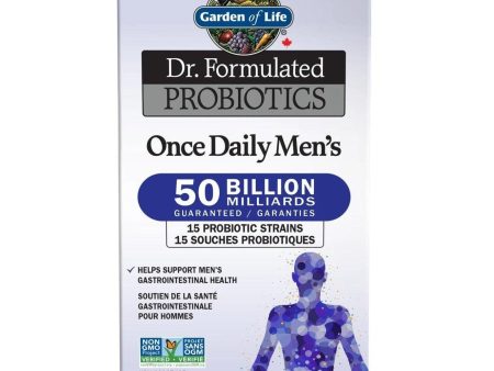 Garden of Life Dr. Formulated Probiotics Once Daily Men s 50 Billion Online now