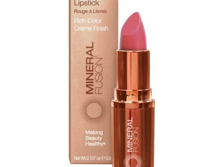 Mineral Fusion Lipstick Intensity - Peachy Pink 0.137oz Online Hot Sale