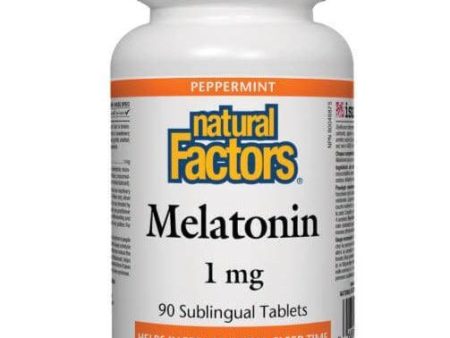 Natural Factors Melatonin 1mg 90 Sublingual Tabs Fashion