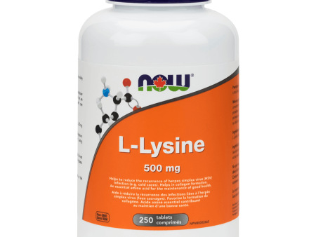 NOW L-Lysine 500mg 250 Tabs For Cheap