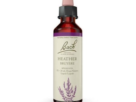 Bach Heather 20mL Drops Liquid Online Sale