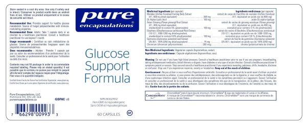 Pure Encapsulations Glucose Support Formula 60 Caps For Cheap