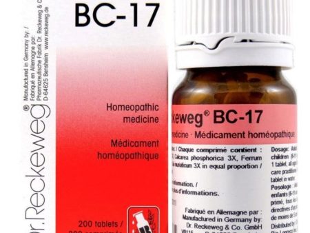 Dr Reckeweg BC-17 200 Tablets Fashion