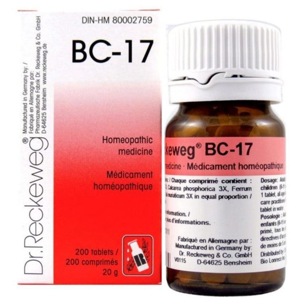 Dr Reckeweg BC-17 200 Tablets Fashion