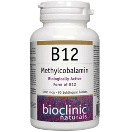 Bioclinic Naturals B12 Methylcobalamin 1000 mcg 60 Sublingual Tabs For Cheap