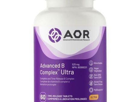 AOR Advanced B Complex Ultra 525mg 60 Time-Release Tabs Online Sale