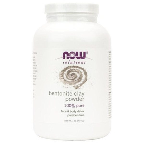 Now Solutions Bentonite Clay Powder 454 grams on Sale