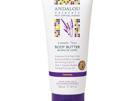 Andalou Naturals Firming Body Butter Lavendar Shea 236mL Supply