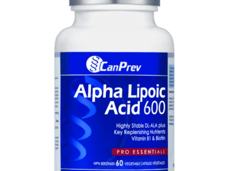 CanPrev Alpha Lipoic Acid 600mg 60 Veggie Caps For Sale