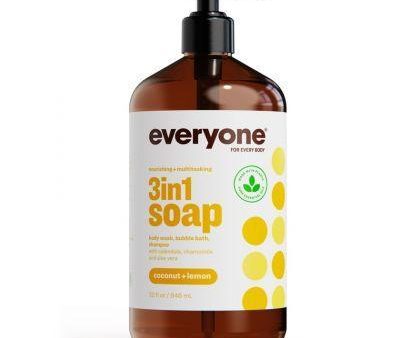 Everyone 3 in 1 Soap Coconut + Lemon 946mL Online Hot Sale