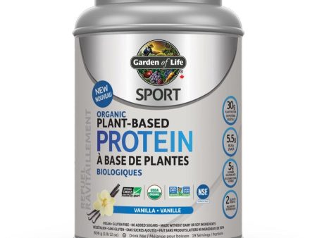 Garden of Life Sport Organic Plant-Based Protein Vanilla 806g For Cheap