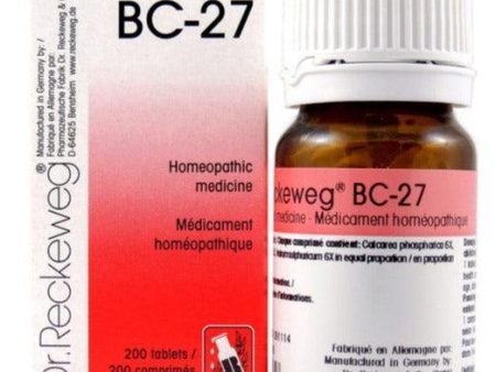 Dr Reckeweg BC27 - 200 Tablets Online Sale