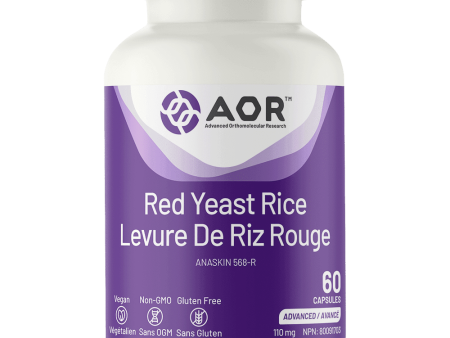 AOR Red Yeast Rice 110mg 60 Capsules For Cheap