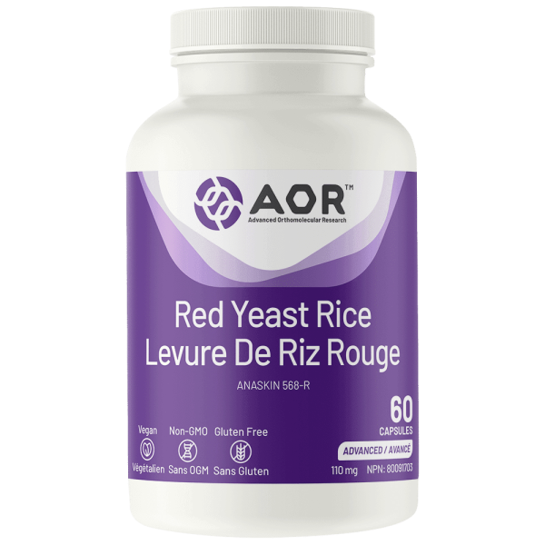 AOR Red Yeast Rice 110mg 60 Capsules For Cheap