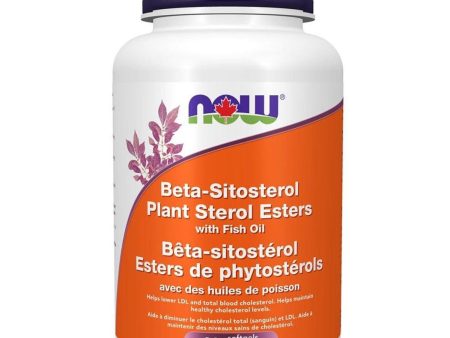 NOW Beta-Sitosterol Plant Sterol Esters With Fish Oil 90 Softgels For Discount