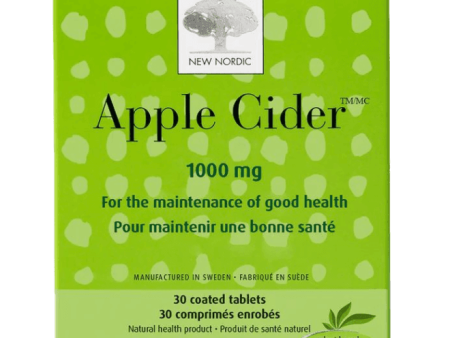 New Nordic Apple Cider 1000 mg 30 coated tablets Hot on Sale