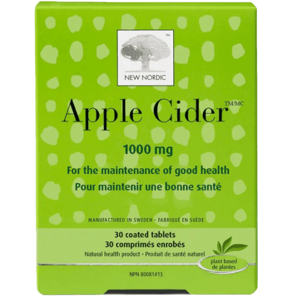 New Nordic Apple Cider 1000 mg 30 coated tablets Hot on Sale