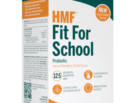 Genestra HMF Fit For School Probiotic 12.5 Billion Natural Strawberry-Vanilla Flavour 25 Chewable Tabs For Cheap