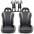 (Blue) Carbon Edition Daytona Seats (With Harnesses) Online Hot Sale